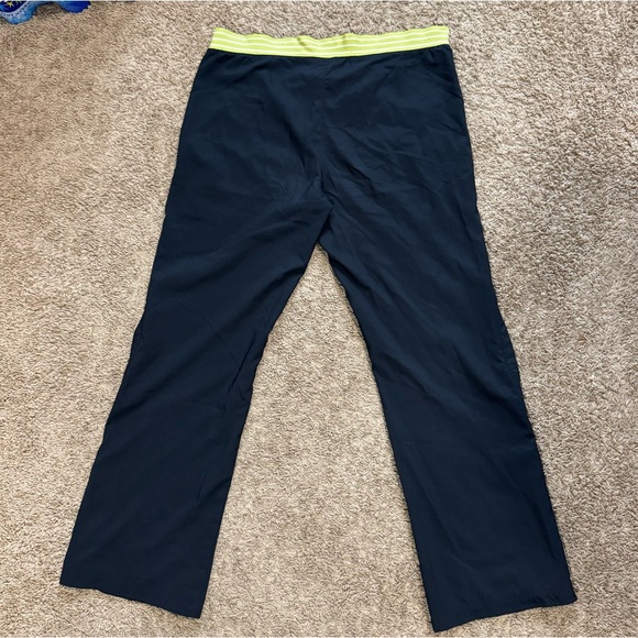 Izod Black and Lime Green Athletic Pants - Picture 2 of 16